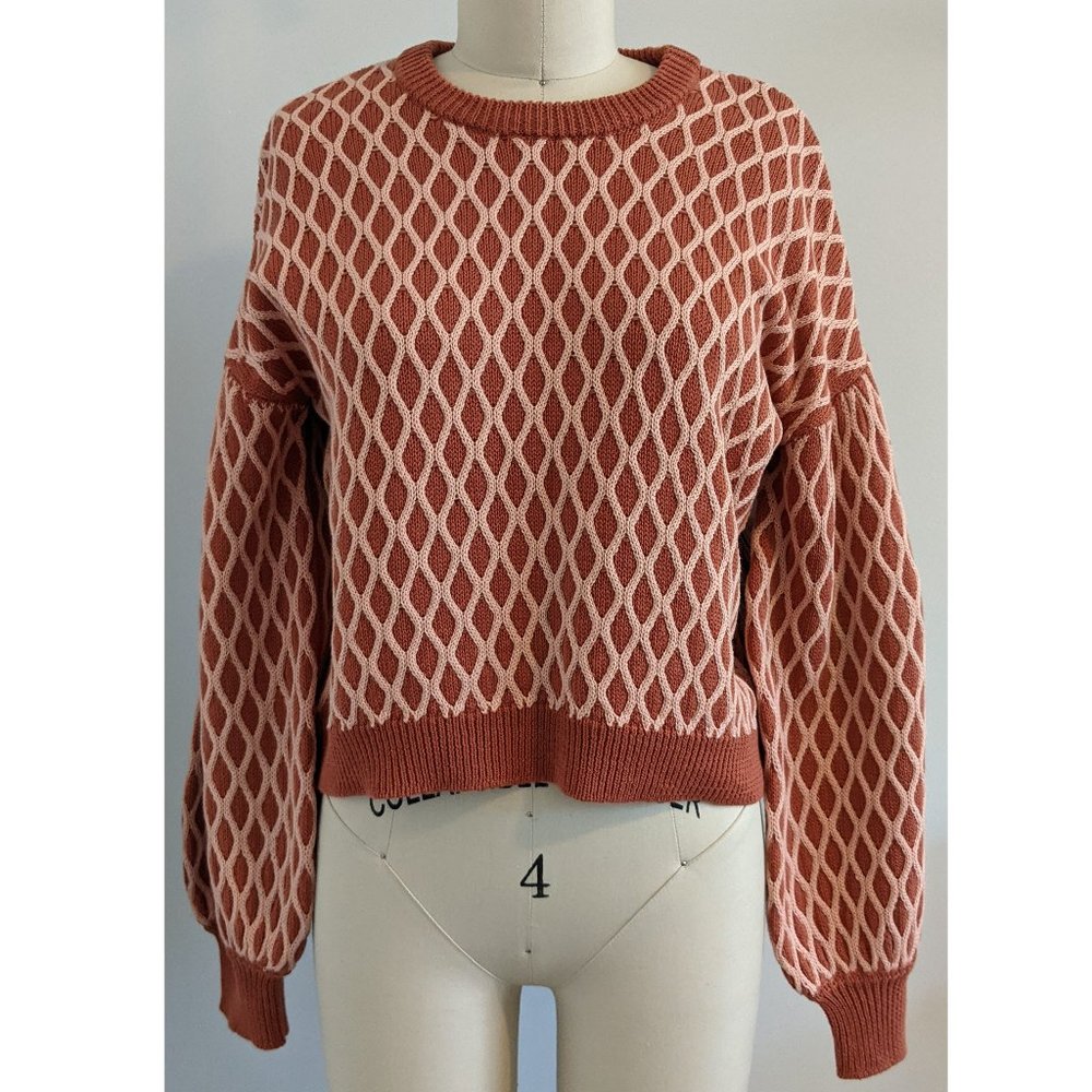 BCBGENERATION Jacquard Pullover Sweater Size S